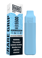 Rare Grip Rechargeable Disposable 12ml 5500 Puffs 1ct – Iced Blue Razz Strawberry