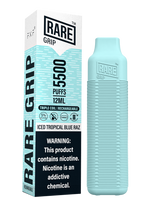 Rare Grip Rechargeable Disposable 12ml 5500 Puffs 1ct – Iced Tropical Blue Raz