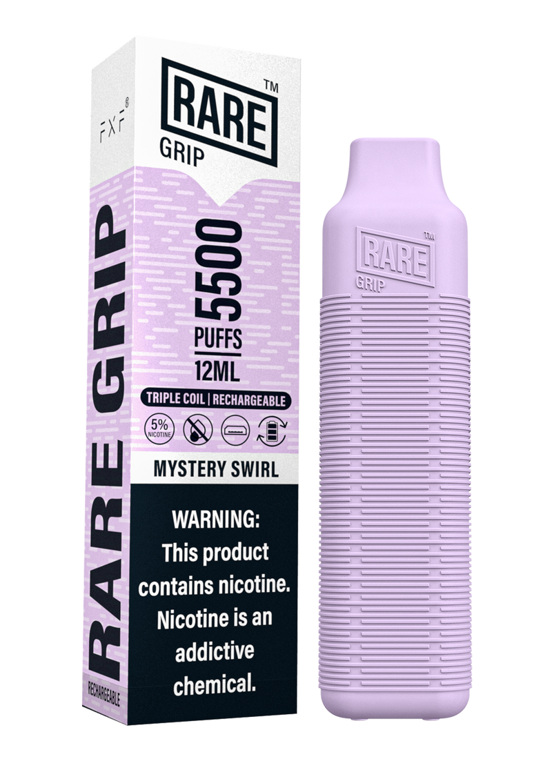 Rare Grip Rechargeable Disposable 12ml 5500 Puffs 1ct – Mystery Swirl