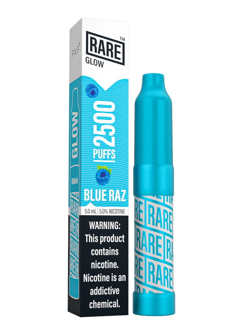 Rare Glow 2500 Puffs -Blue Raz